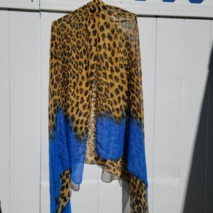 Cheeta print scarf